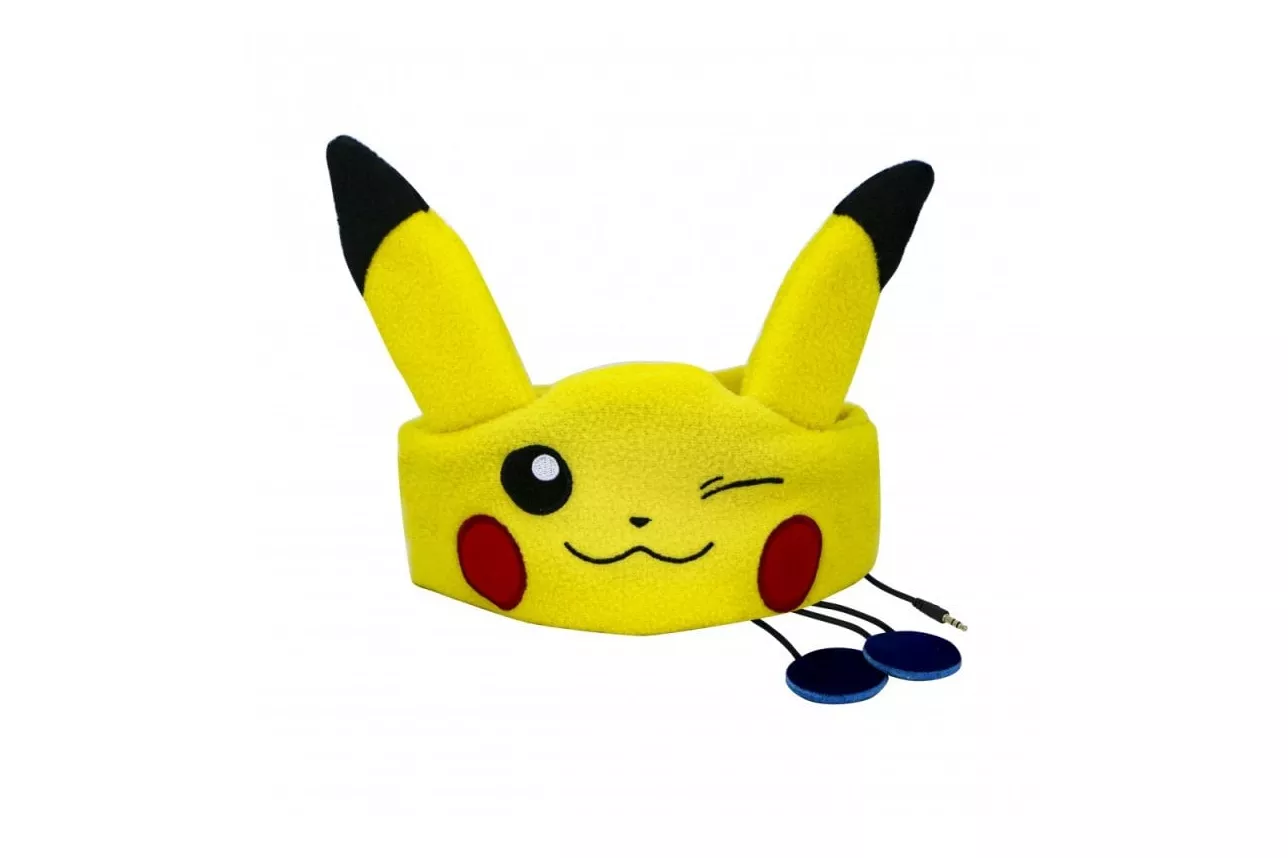 OTL Technologies Auriculares Infantiles Planos con Banda Ajustable Lavable Pikachu