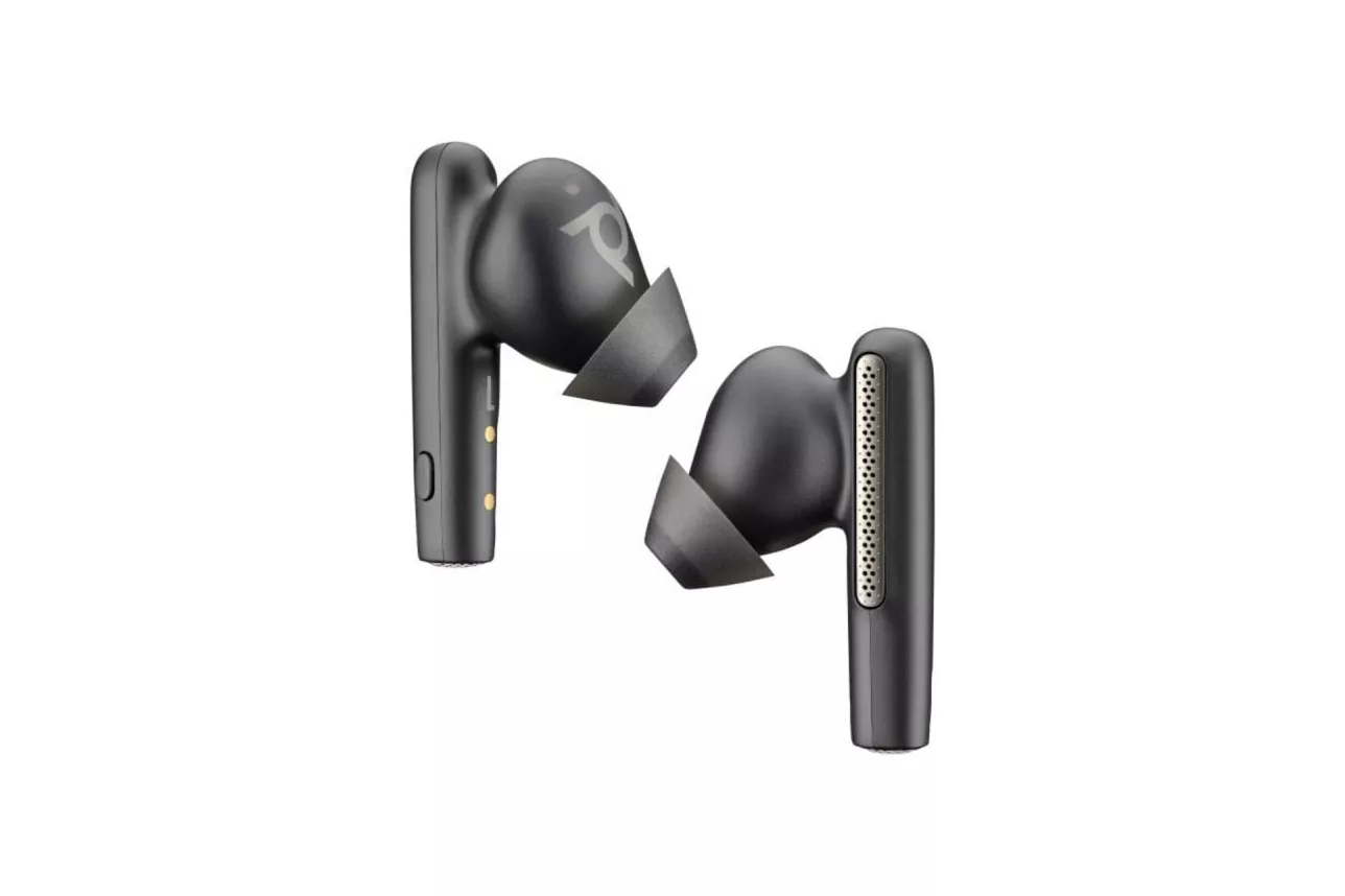 Auricular Poly Voyager Free 60 UC M Negro True Wireless ANC Bluetooth USB-C + Estuche carga
