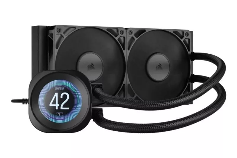 Refrigeracion Liquida Corsair Nautilus 240 RS LCD 240mm 2 Ventiladores IPS PWM