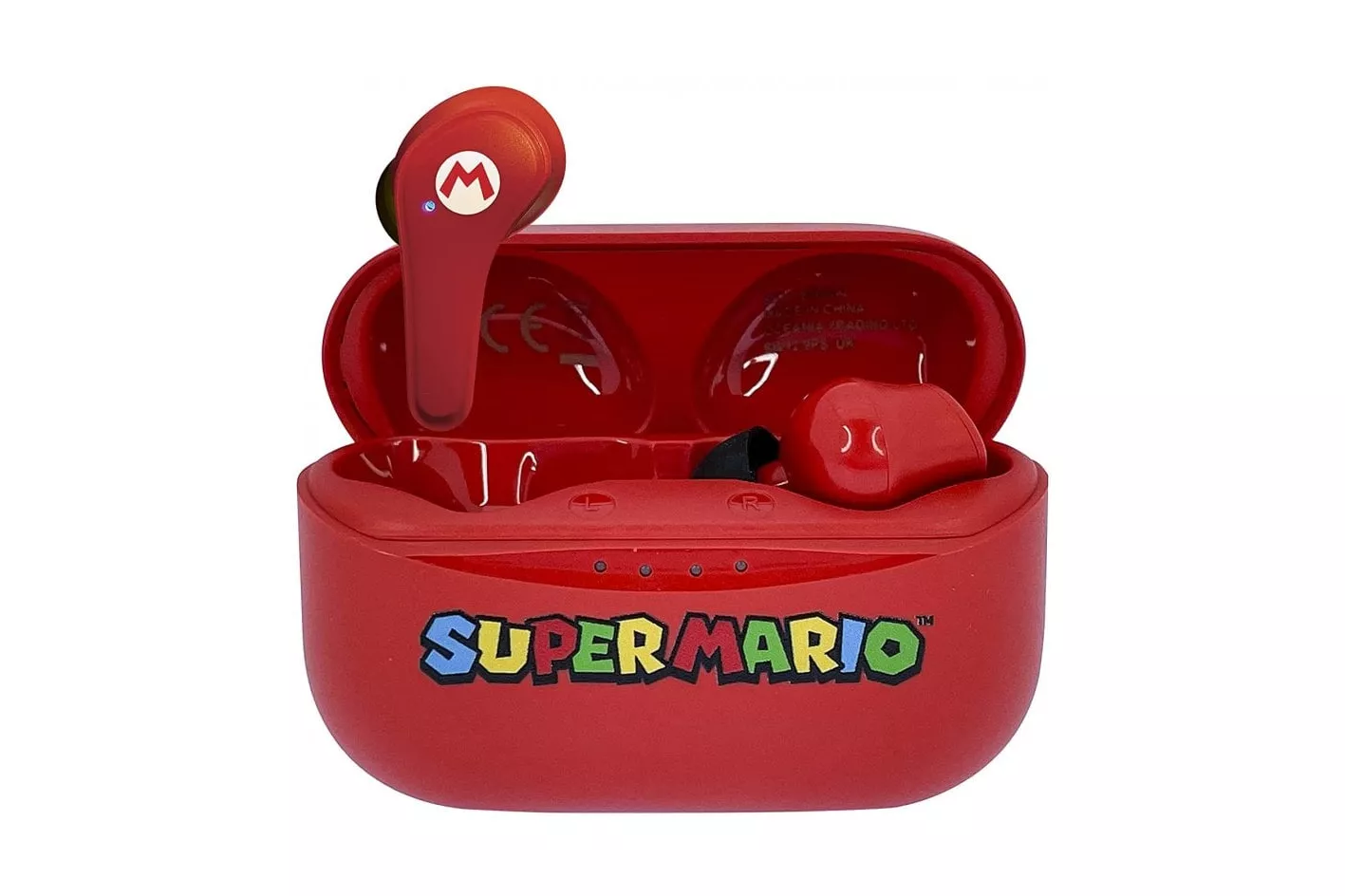 OTL Technologies Super Mario Auriculares Bluetooth V5.0 Rojos