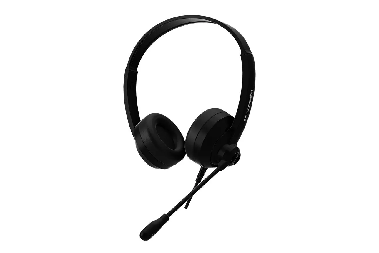 Owlotech DeskBuds Auriculares Diadema con Micrófono Negro