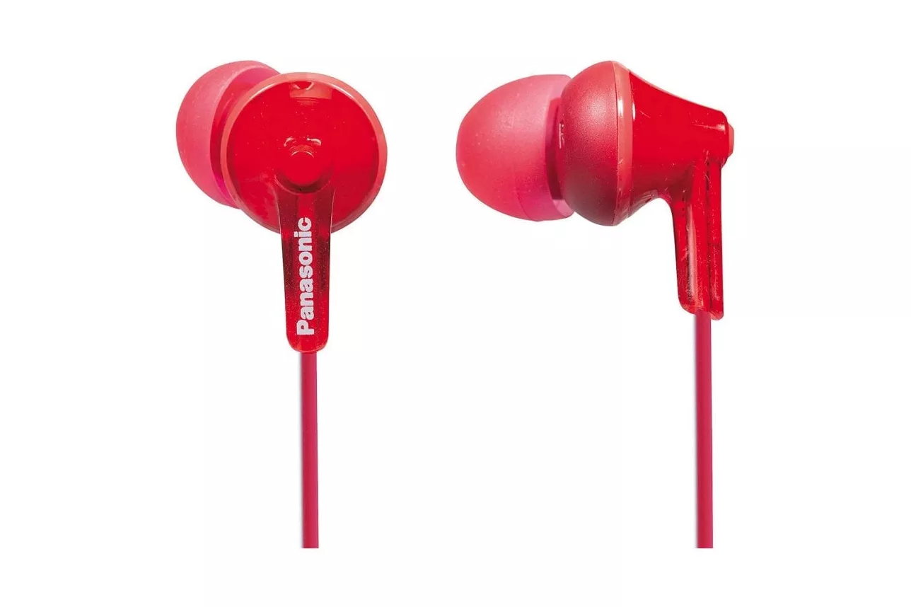 Panasonic RP-HJE125E-R Auriculares Rojos
