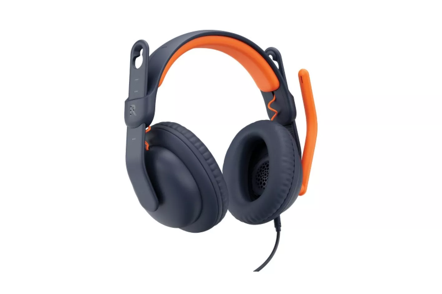 Logitech Zone Learn Auriculares Circumaurales para Estudiantes USB-C Azul/Naranja