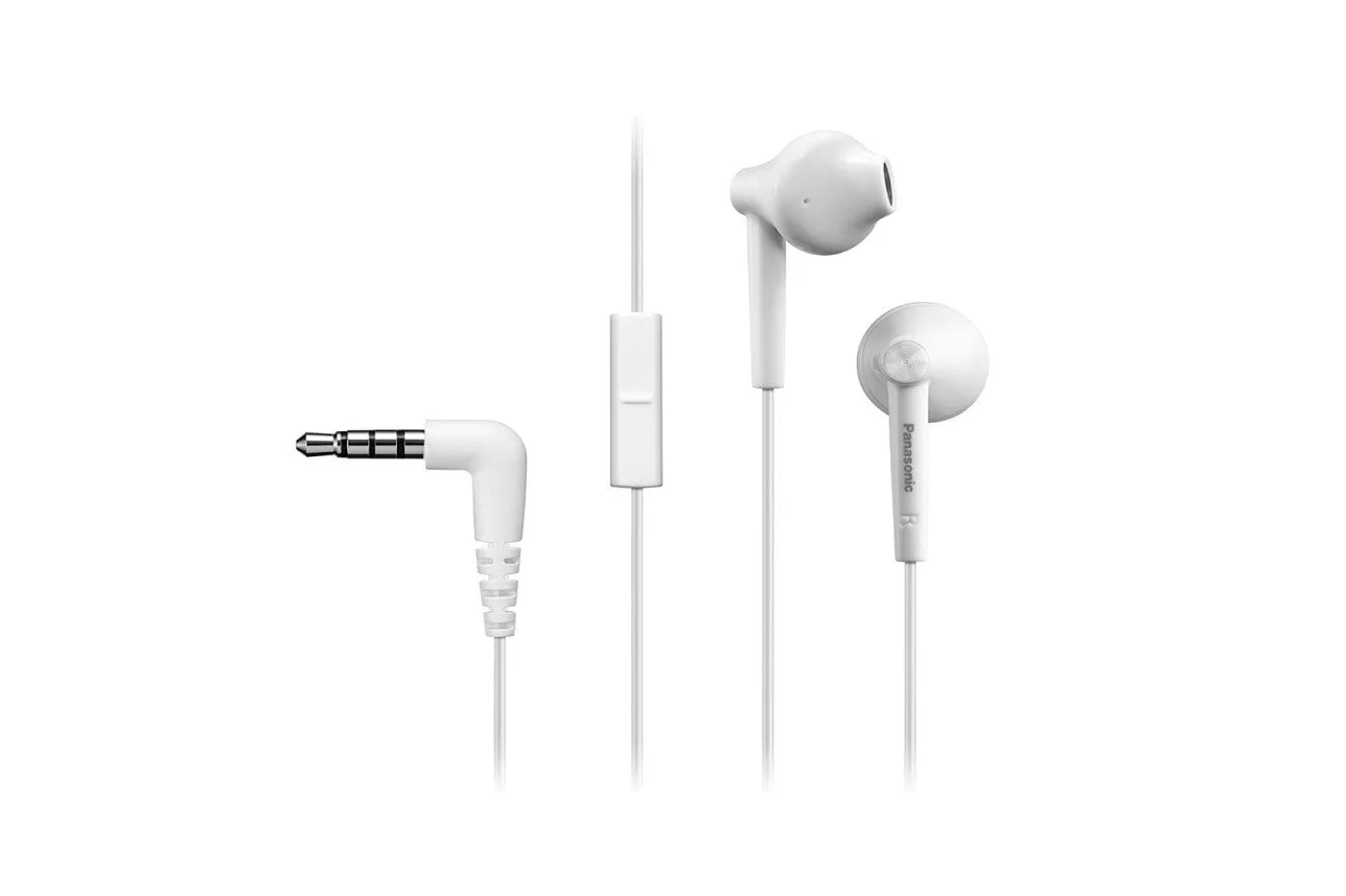 Panasonic RP-TCM55E Auriculares Blancos