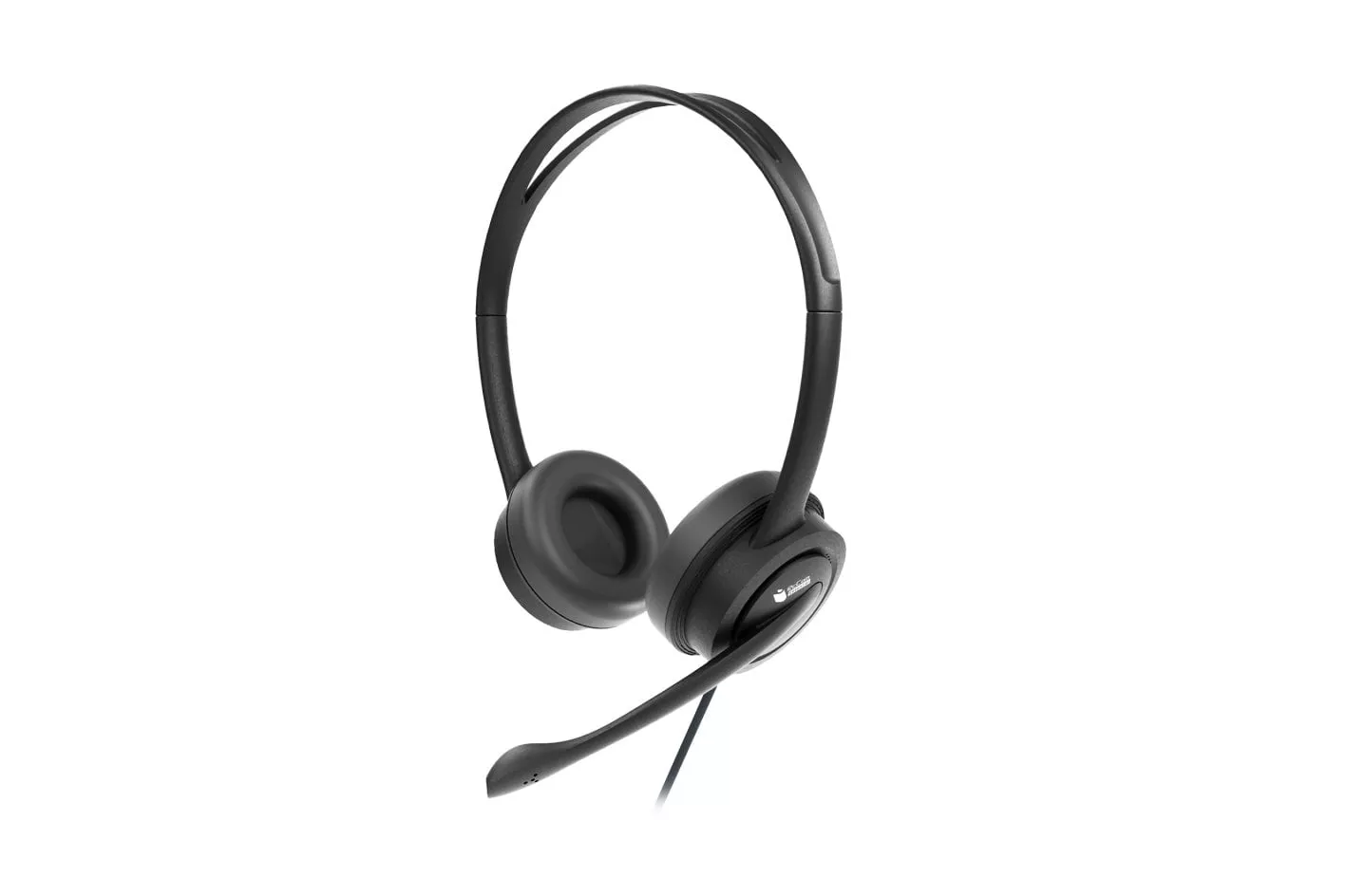 PcCom Essential Auriculares de Oficina con Micrófono Negros