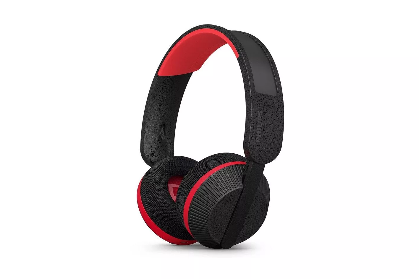 Philips 6000 Series TAA6219BK/00 Auriculares Deportivos Bluetooth con Alimentación Solar Negro/Rojo