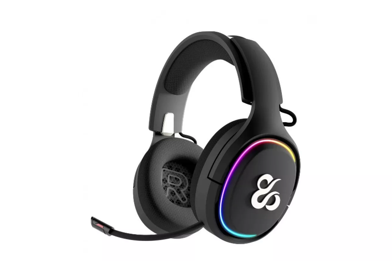 Newskill Aton Black Auriculares Gaming Inalámbricos RGB Bluetooth 5.0 Multiplataforma Negros