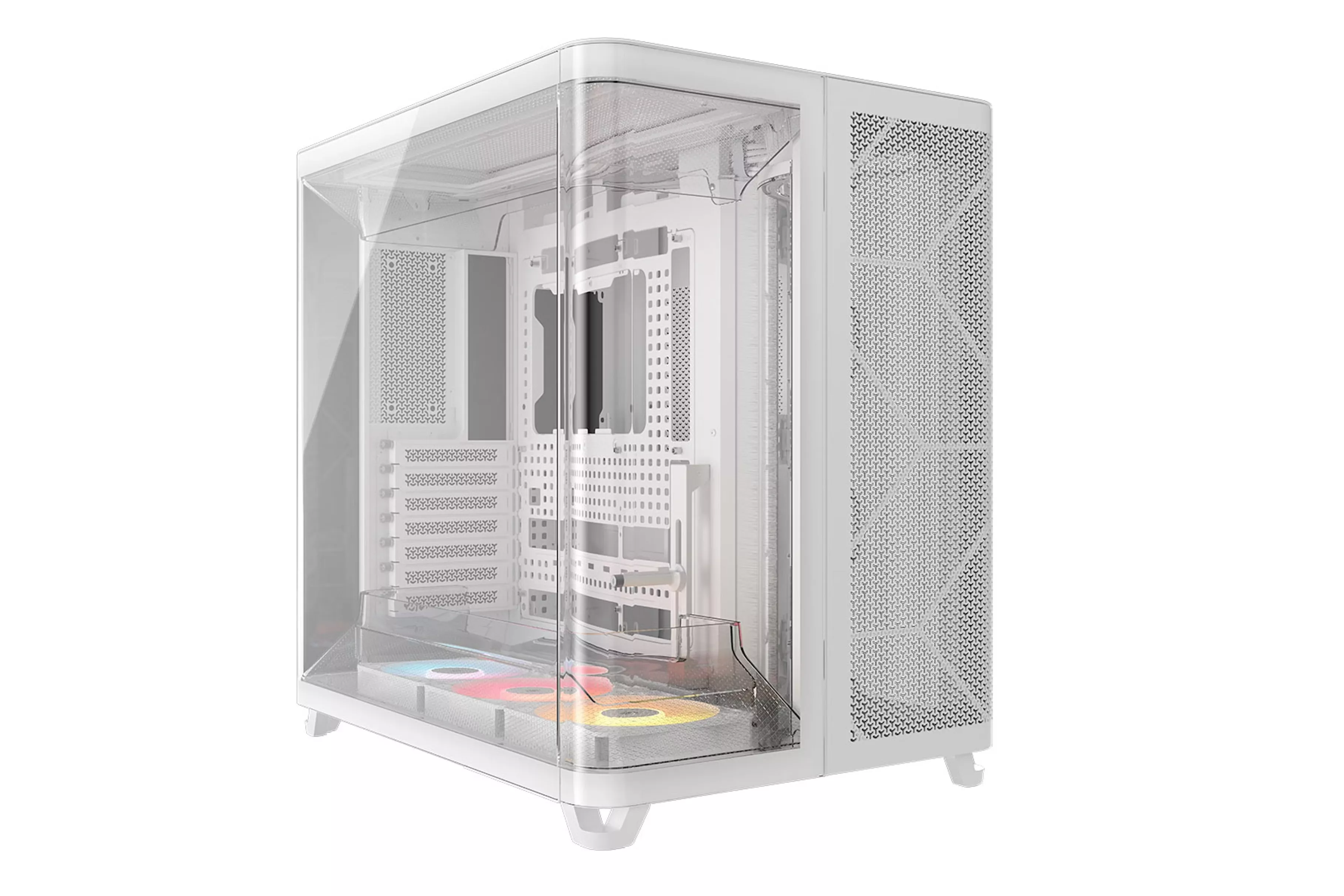 Caixa E-ATX Corsair AIR 5400 RS-R ARGB Branca Vidro Temperado