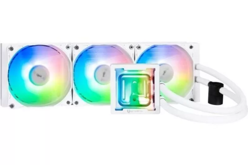 Refrigeración Líquida BitFenix Cube AIO 360mm 3 Ventiladores ARGB Silenciosa Transparente