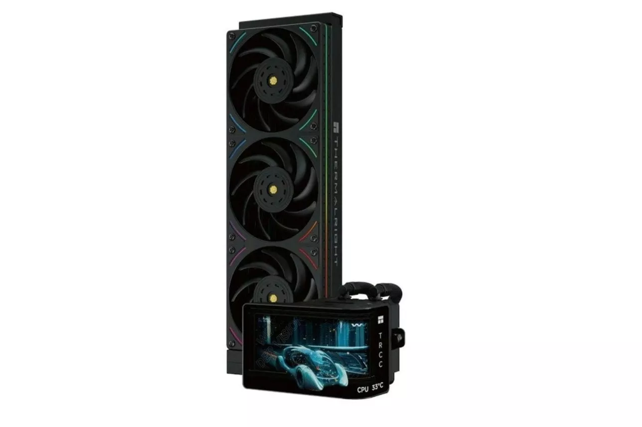 Refrigeración Líquida Thermalright Wonder Vision 360 UB ARGB Black 360mm 3 Ventiladores Pantalla Curvada ARGB