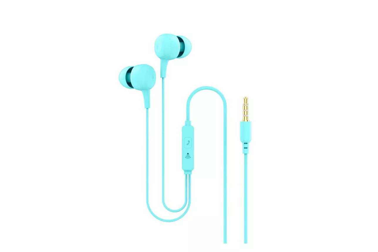 Ksix Auriculares Ergonómicos con Micrófono Azules