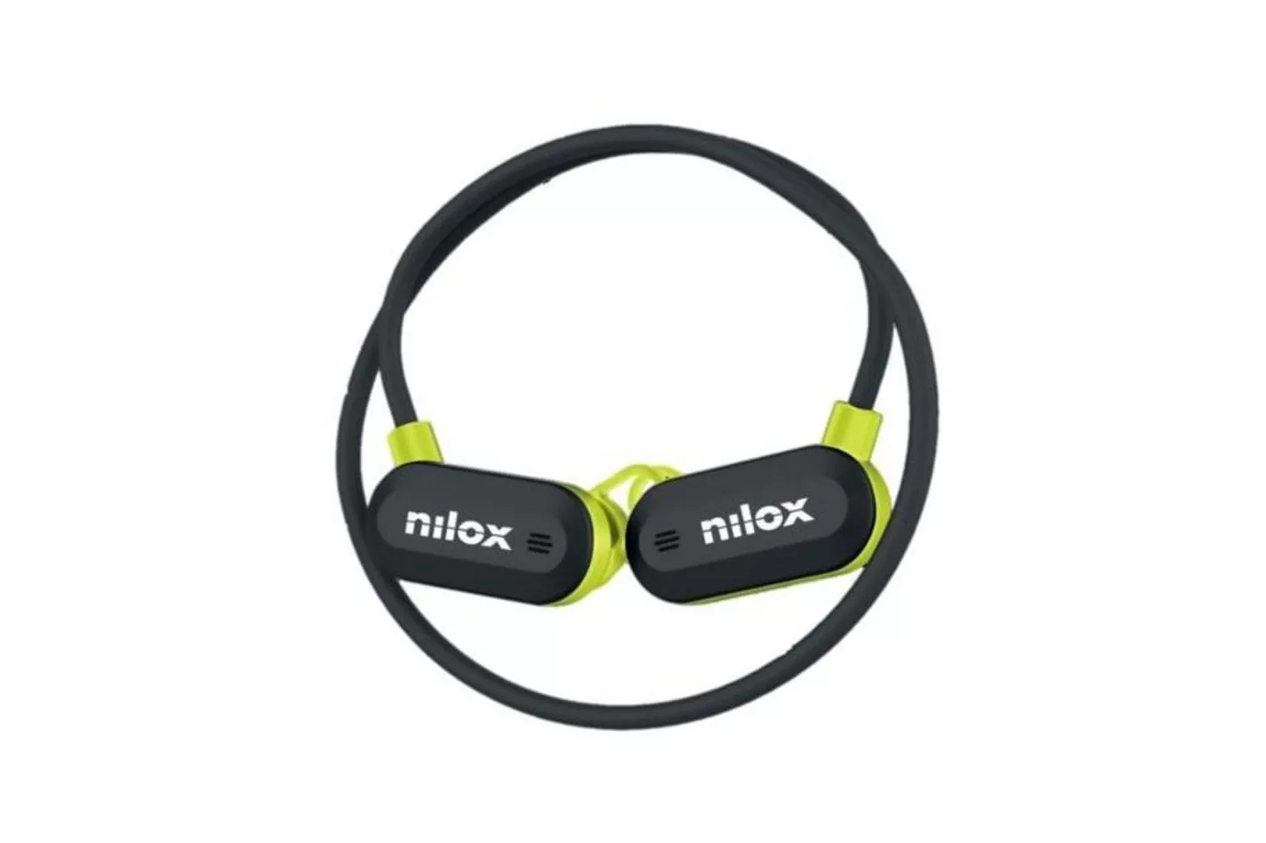 Auriculares deportivos inalámbricos Bluetooth con micrófono, control remoto y carga rápida negros