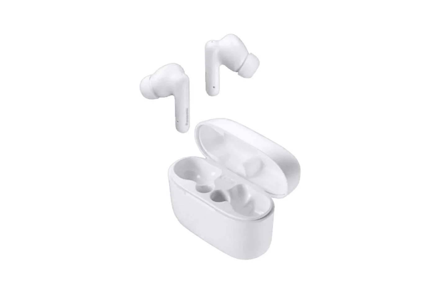 Auriculares Panasonic RZ-B110W inalámbricos Bluetooth para llamadas, música y deporte con control táctil y protección IPX4 blancos