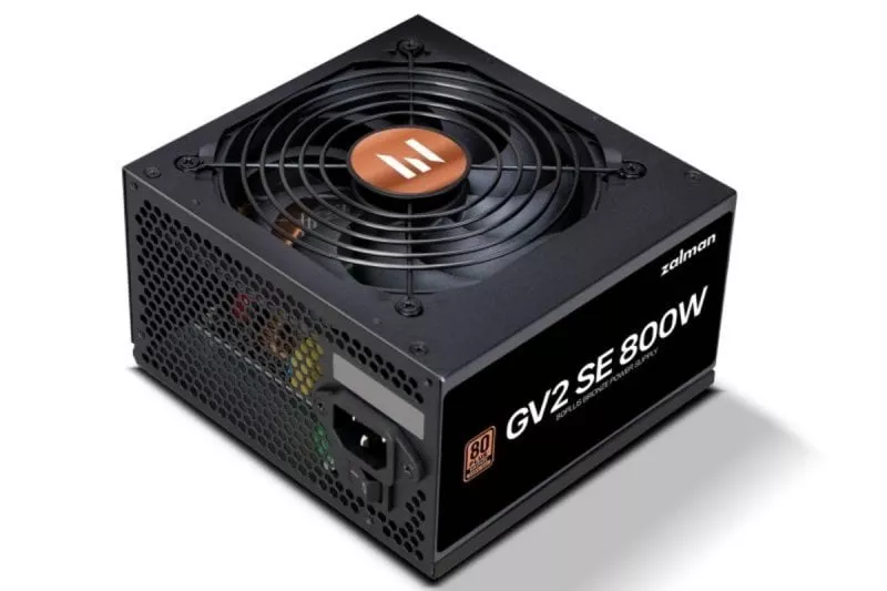 Fuente de Alimentación Zalman 800W 80 PLUS Bronze GV2SE Ventilador 12 cm ATX Negro