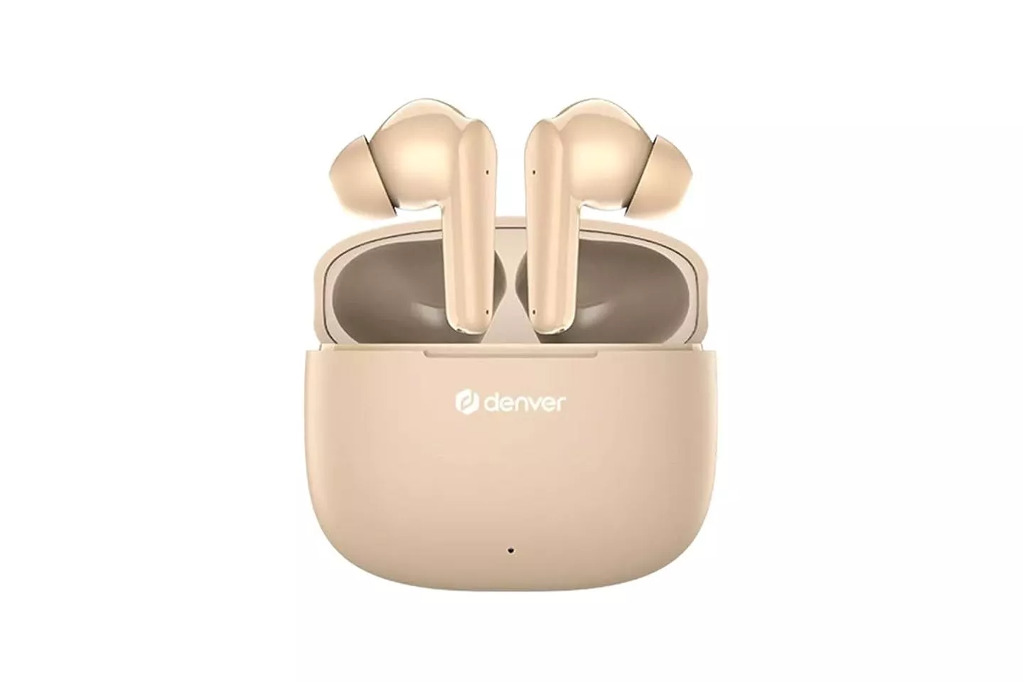 Auriculares Denver TWE-48NU inalámbricos True Wireless Bluetooth para llamadas y música color carne
