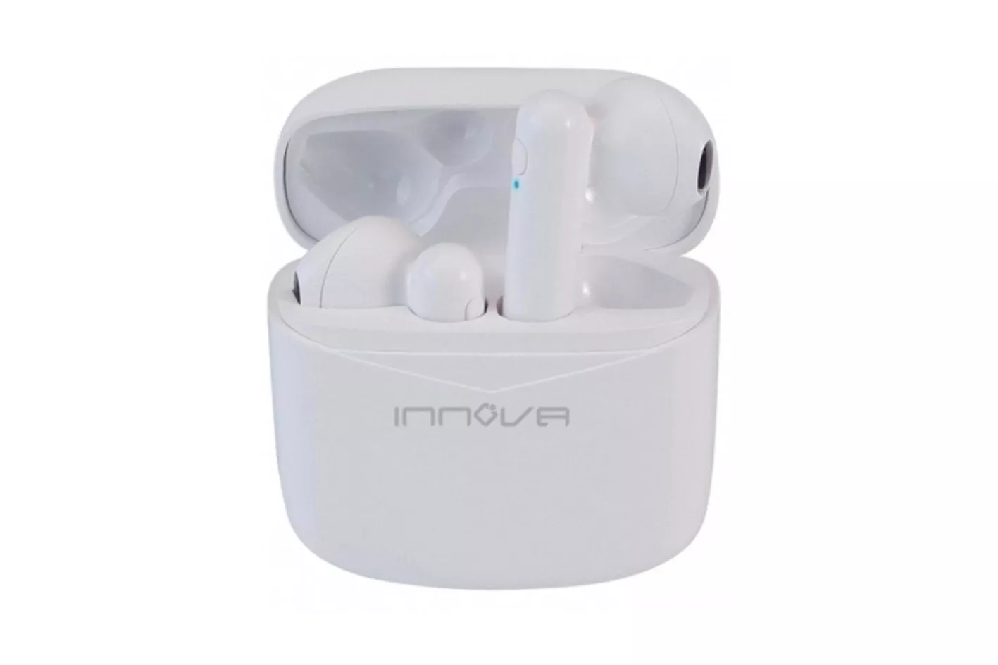 Auriculares Innova AUR25 inalámbricos Bluetooth True Wireless para deporte con micrófono blancos
