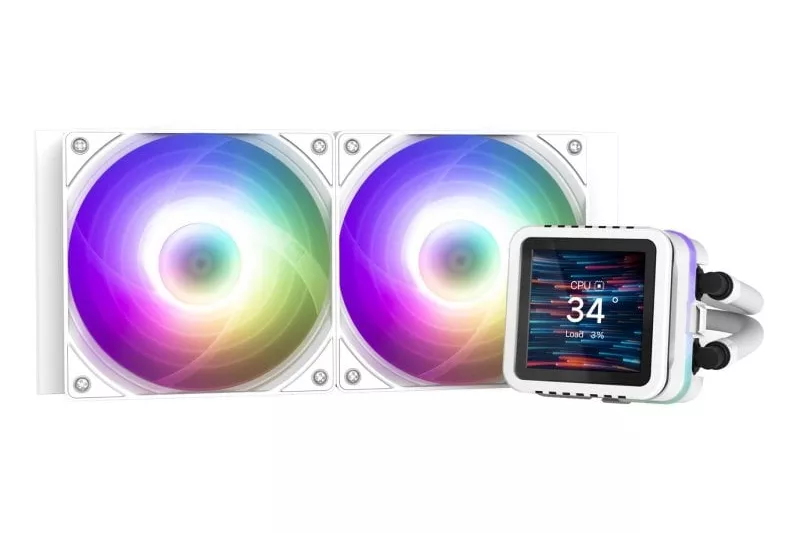 Refrigeracion Liquida Zalman ALPHA2 DS A24 WHITE 240mm 2 Ventiladores LED Blanco