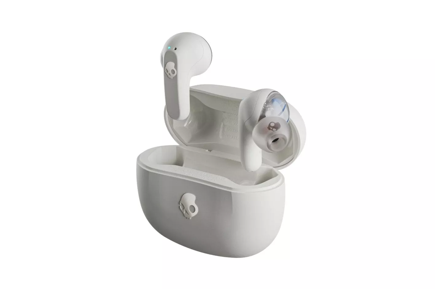 Auriculares Skullcandy Rail inalámbricos True Wireless Bluetooth con micrófono y USB-C blancos