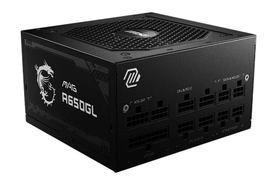 MSI MAG A650GL 650W 80 Plus Gold Modular