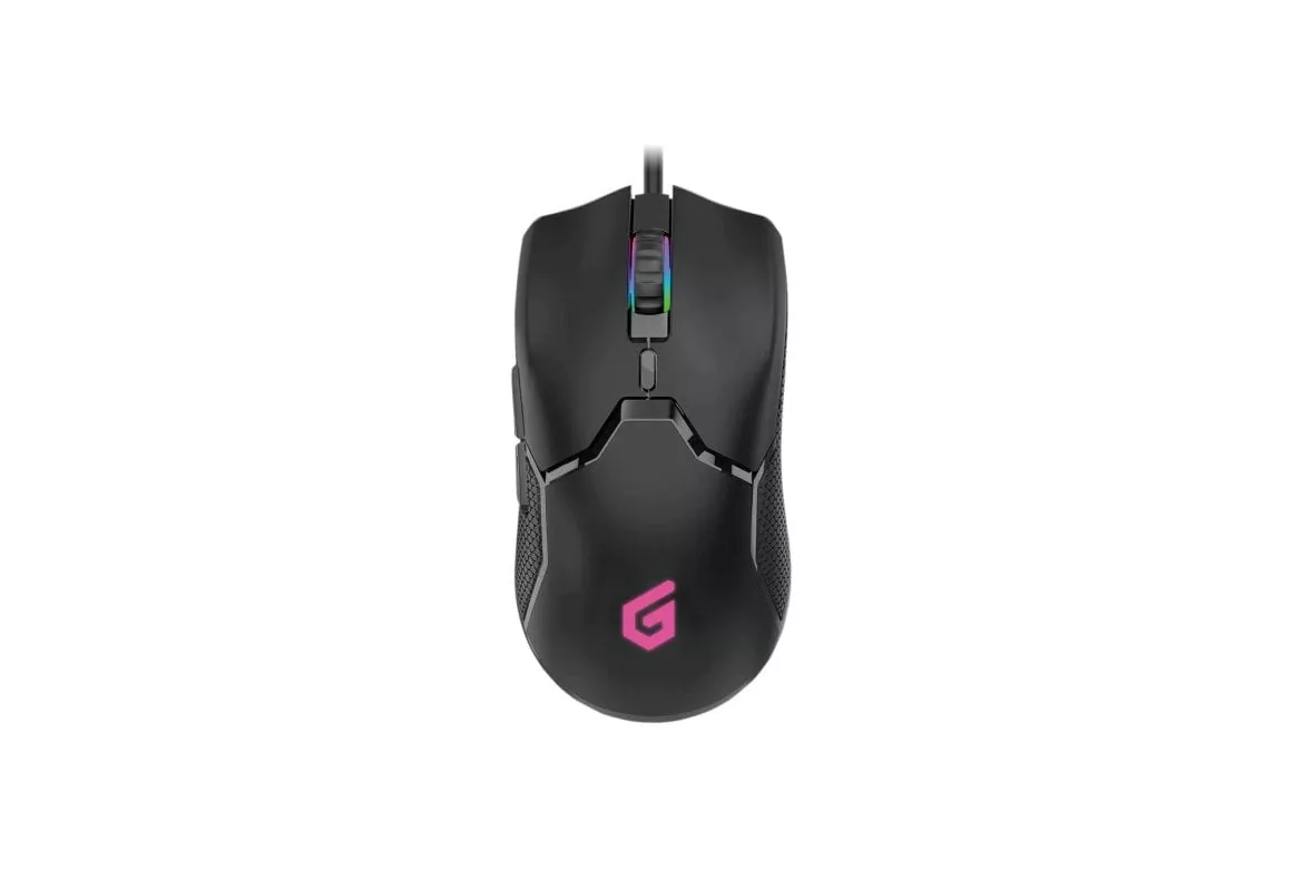Ratón Conceptronic DJEBBEL05B USB 7200DPI Negro RGB 6 Botones Ergonomía Gaming