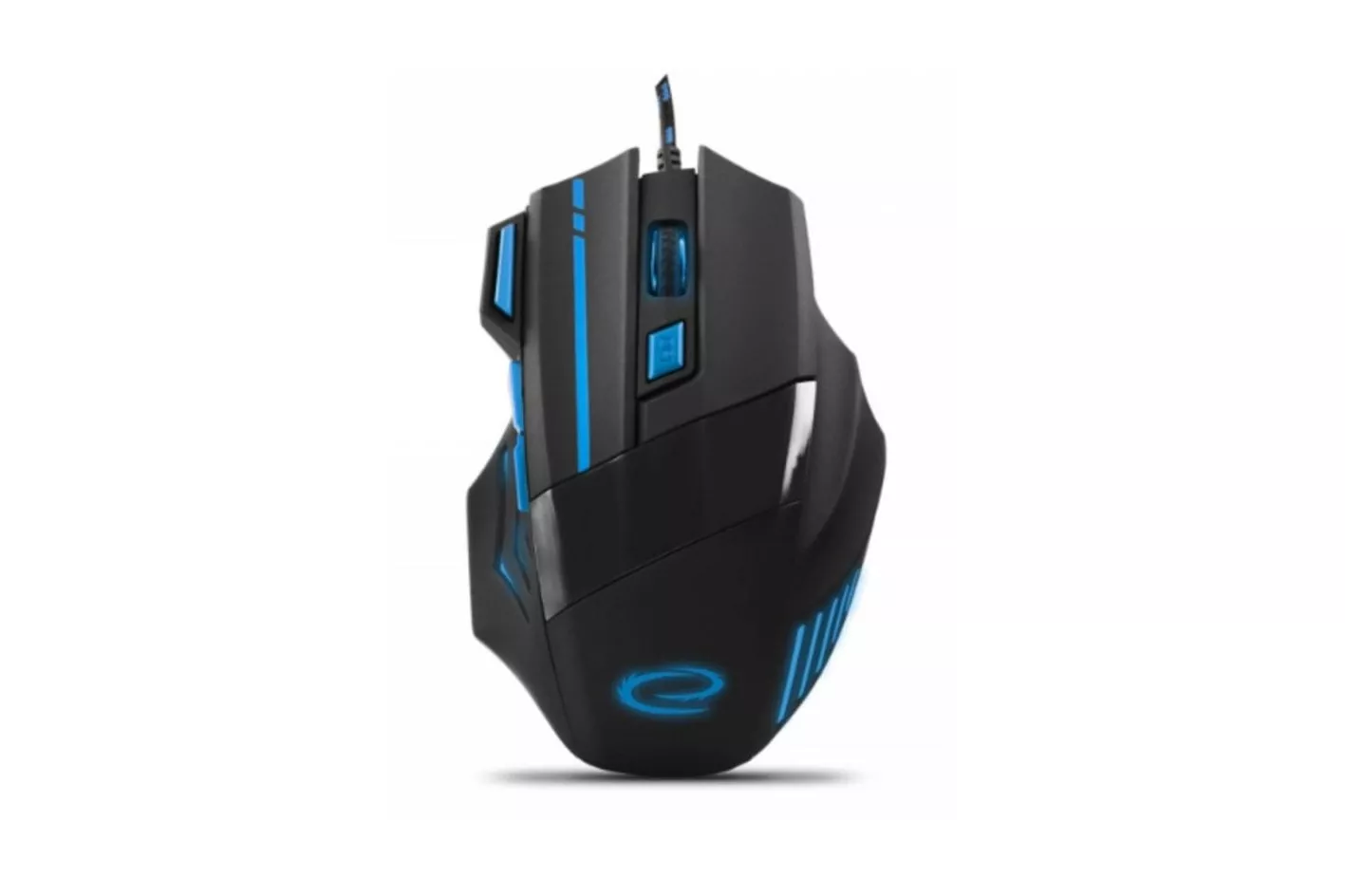 Ratón Esperanza EGM201B Gaming USB 2400 DPI Negro Azul Iluminado 7 Botones