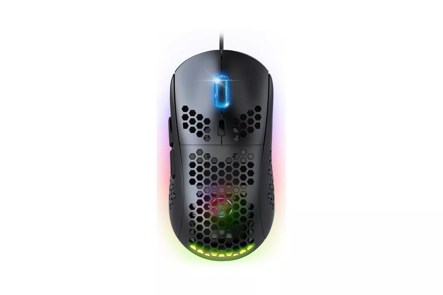 Ratón Spirit of Gamer PRO-M4 DARK USB 12800DPI Negro RGB 6 Botones