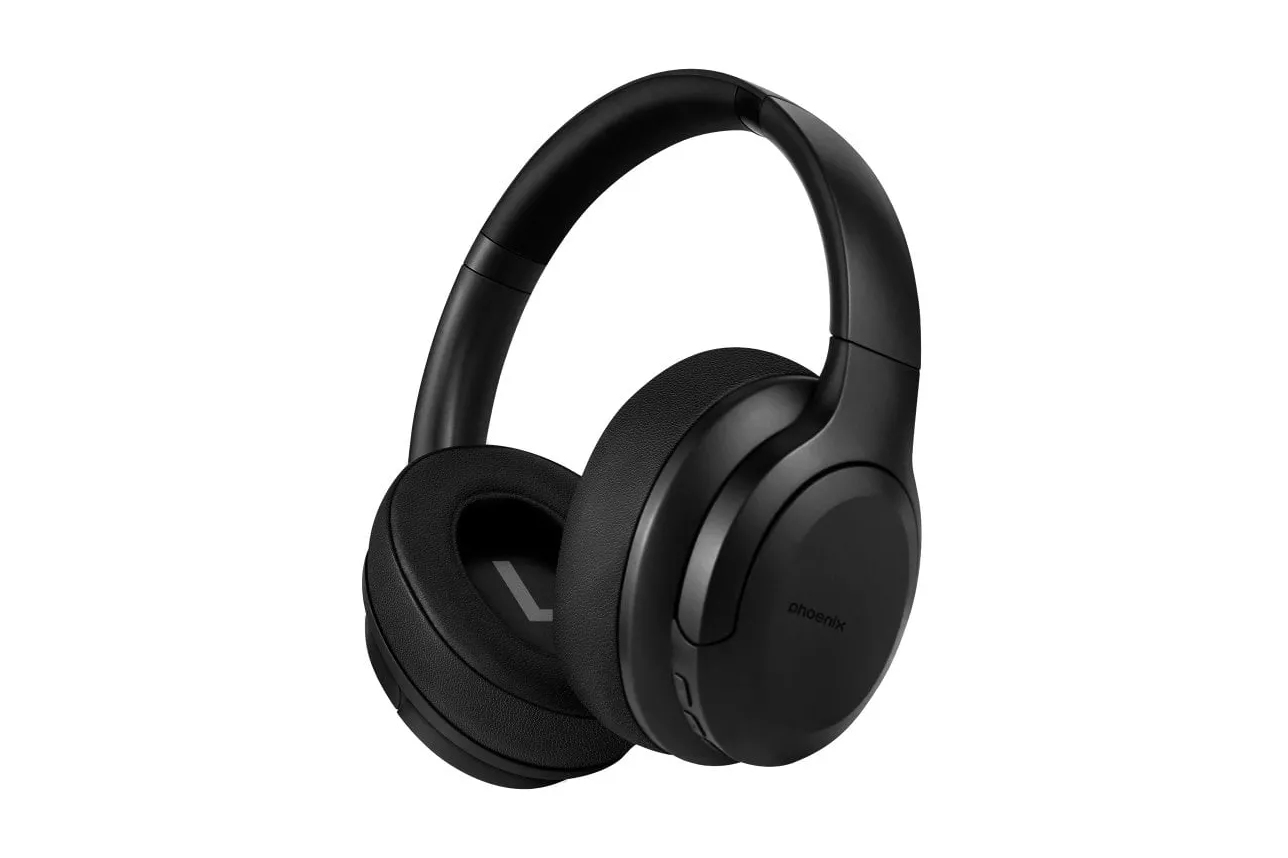 Phoenix Aeris Auriculares Bluetooth con Cancelación de Ruido Activa Negros