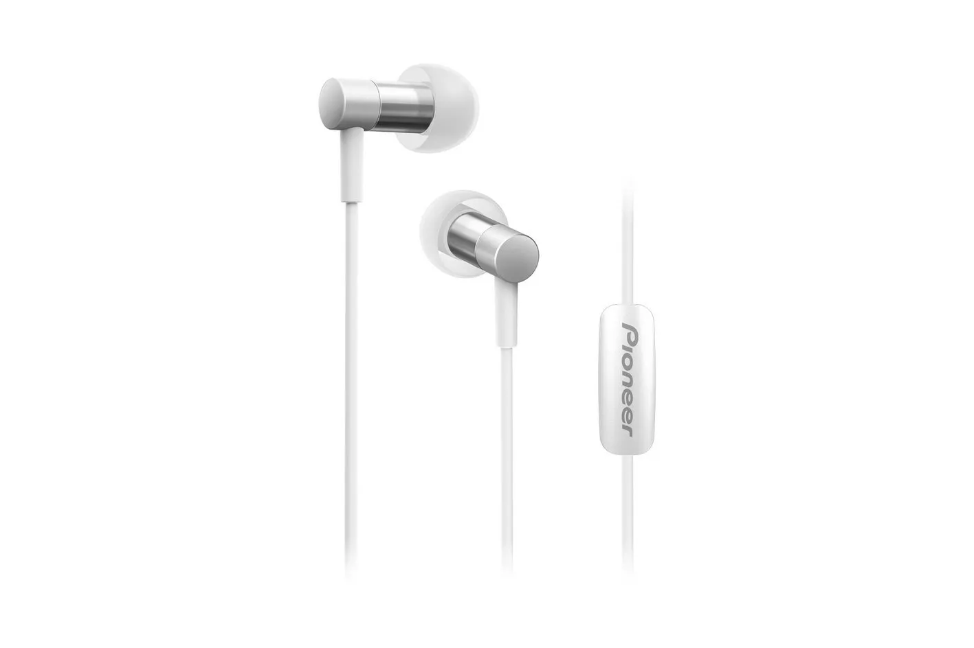 Pioneer SE-CH3T Auriculares Blanco/Plata
