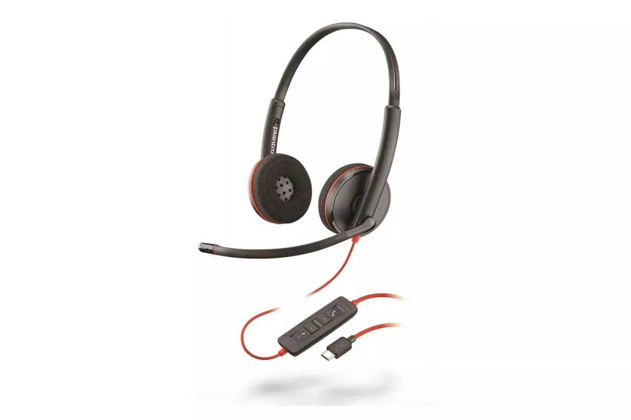 Plantronics Blackwire 3220 Auriculares con Micrófono USB-C