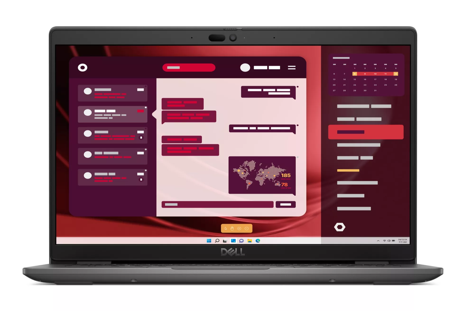 Portátil Dell Latitude 3450 14″ Intel Core Ultra 7 155U 16GB 512GB SSD Windows 11 Pro IR FHD