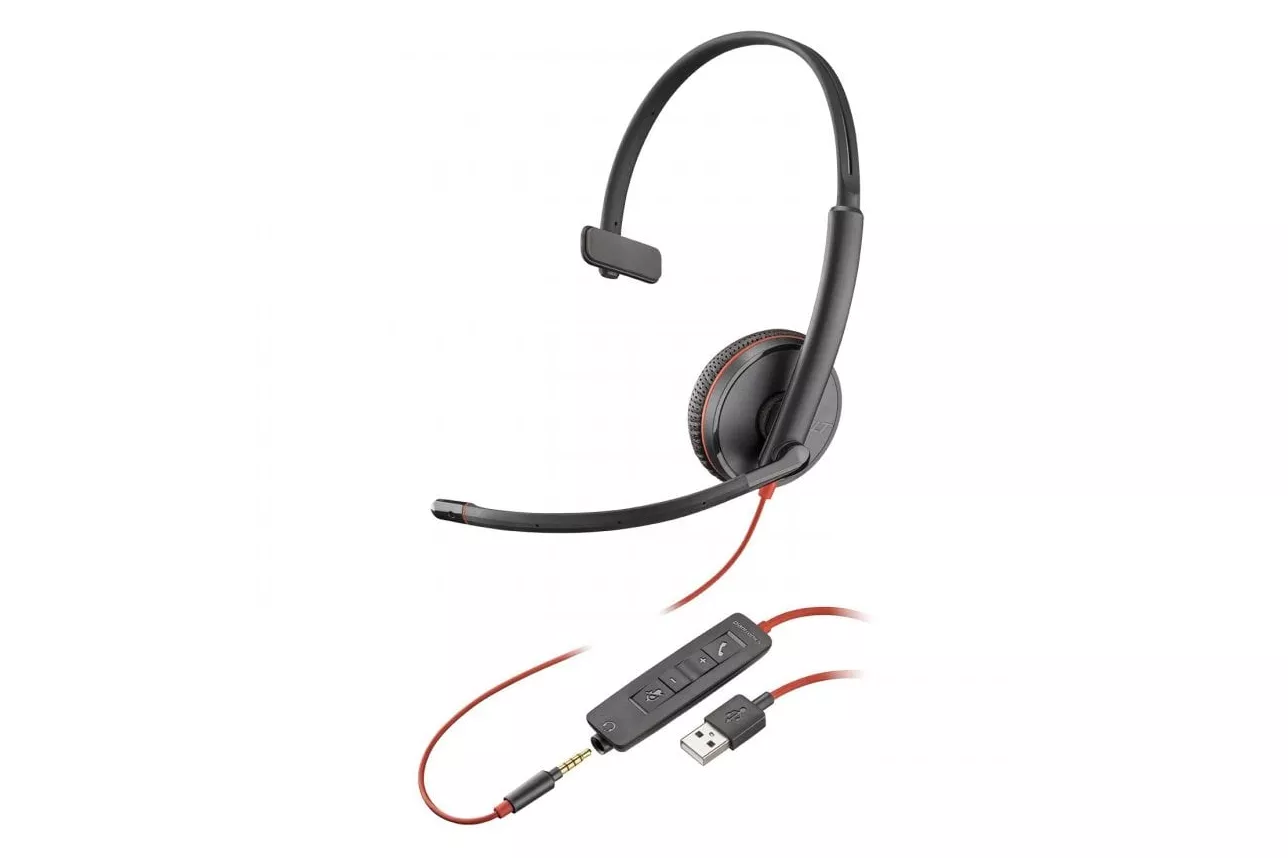 Plantronics Blackwire C3215 Auricular Monoaural Negro