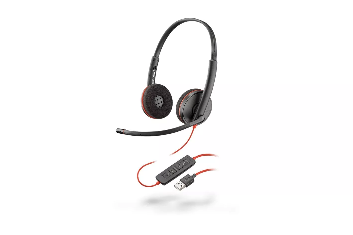 Plantronics Blackwire C3220 Auriculares con Micrófono USB Negro