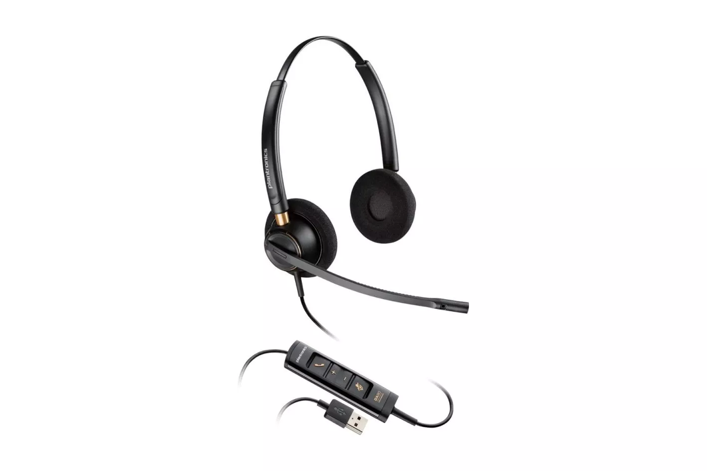 Plantronics EncorePro HW525 Auriculares USB Negros