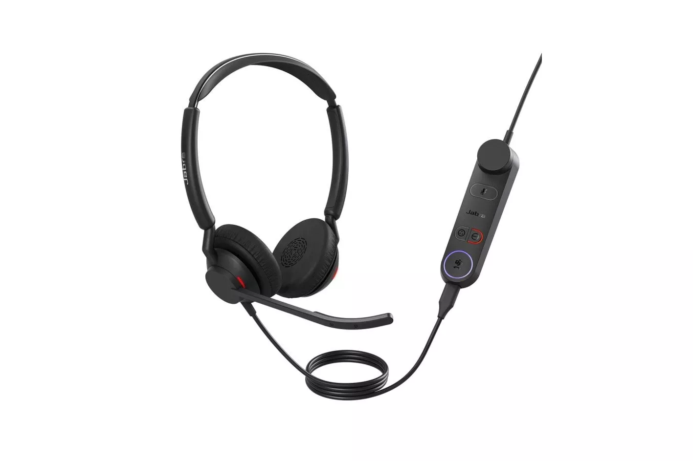 Auriculares Jabra Engage 50 II con cable USB-A Cancelación Ruido Micrófono Oficina Negro