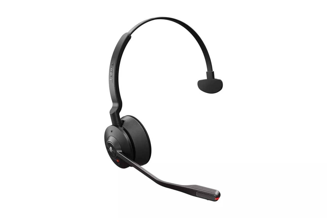Auriculares Jabra Engage 55 SE inalámbricos DECT para oficina con Cancelación de Ruido y micrófono negro