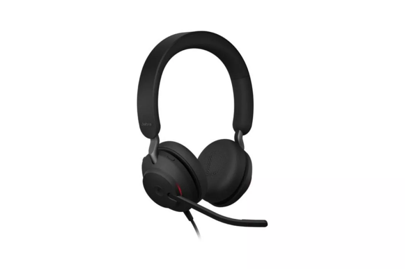 Auriculares Jabra Evolve2 40 SE con cable USB-A/USB-C para oficina y llamadas estéreo negros