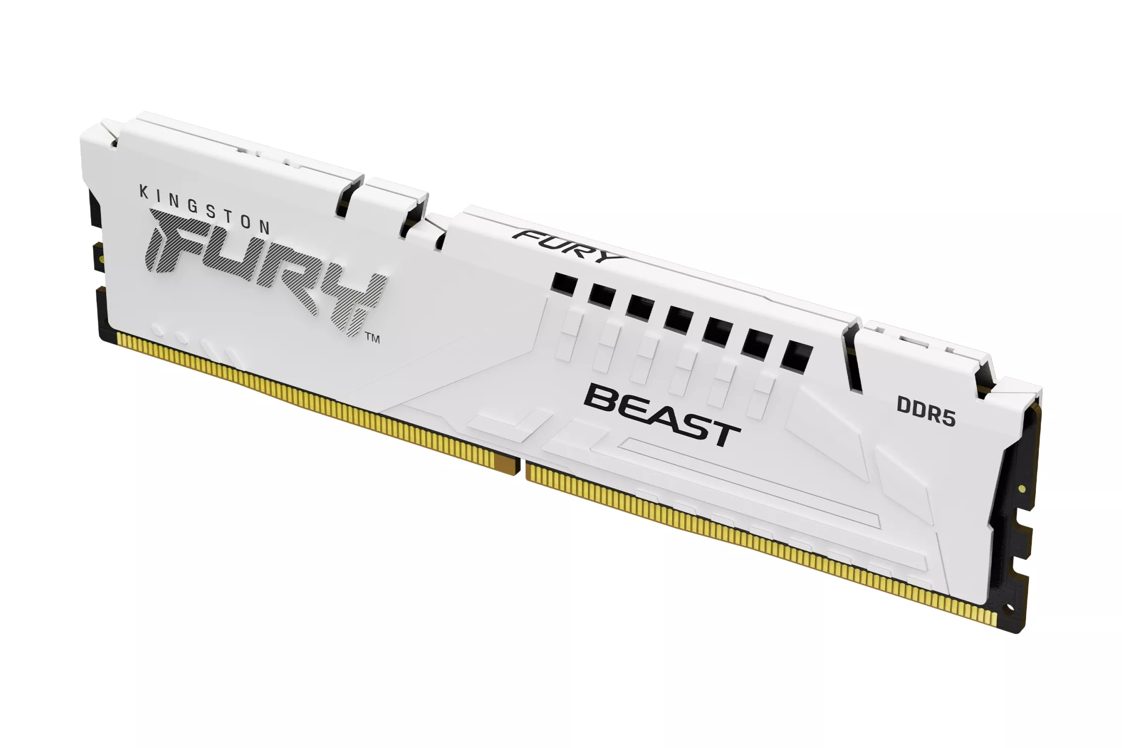 Memoria RAM Kingston FURY Beast 32GB 1x32GB DDR5 6400MHz CL32 AMD EXPO Blanco