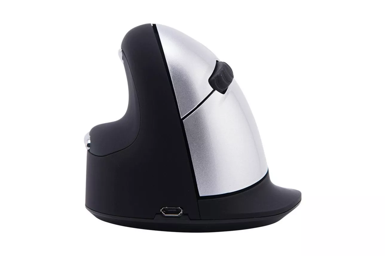 Ratón R-Go HE Break Bluetooth RF Wireless 2500 DPI Negro LED Ergonómico Zurdos