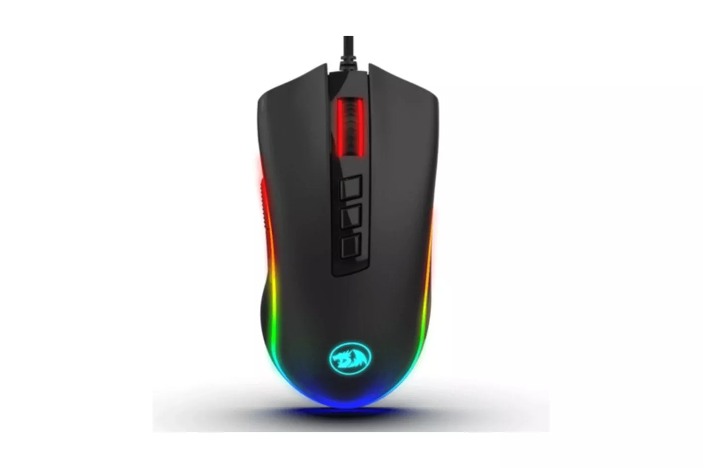 Ratón Redragon M711 Cobra Chroma USB 10000 DPI Negro RGB 9 Botones Programables