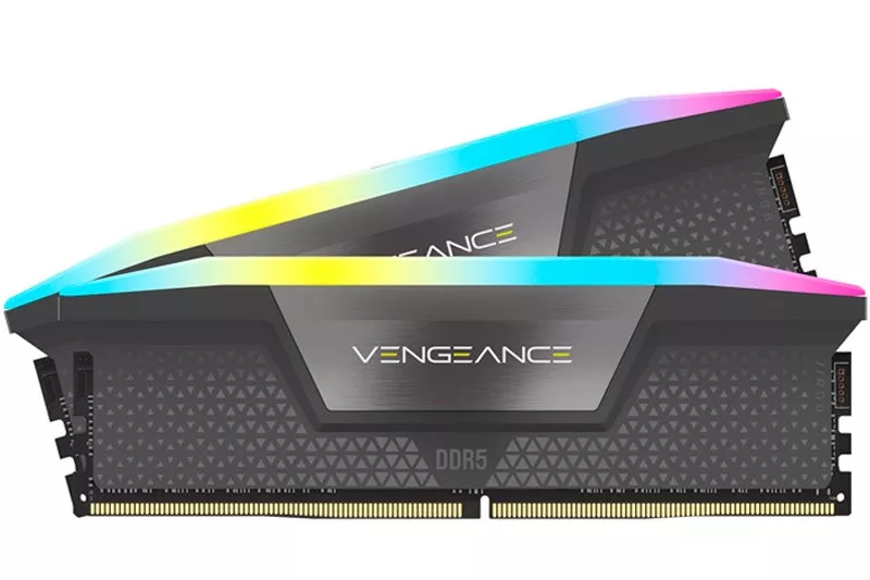 Memoria DDR5 Corsair Vengeance RGB 32GB 2x16GB 6000MHz CL36 EXPO-XMP Gris