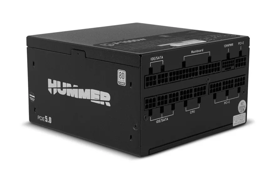 NOX Hummer P 1000W Fuente PCIE 5.0 ATX 3.0 80 Plus Platinum