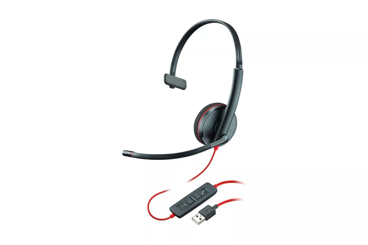 Poly Blackwire 3210 Auricular con Micrófono USB Negro