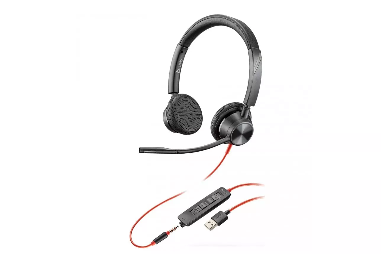 Poly Blackwire C3325-M Auriculares Binaurales USB/Jack 3.5mm Negro