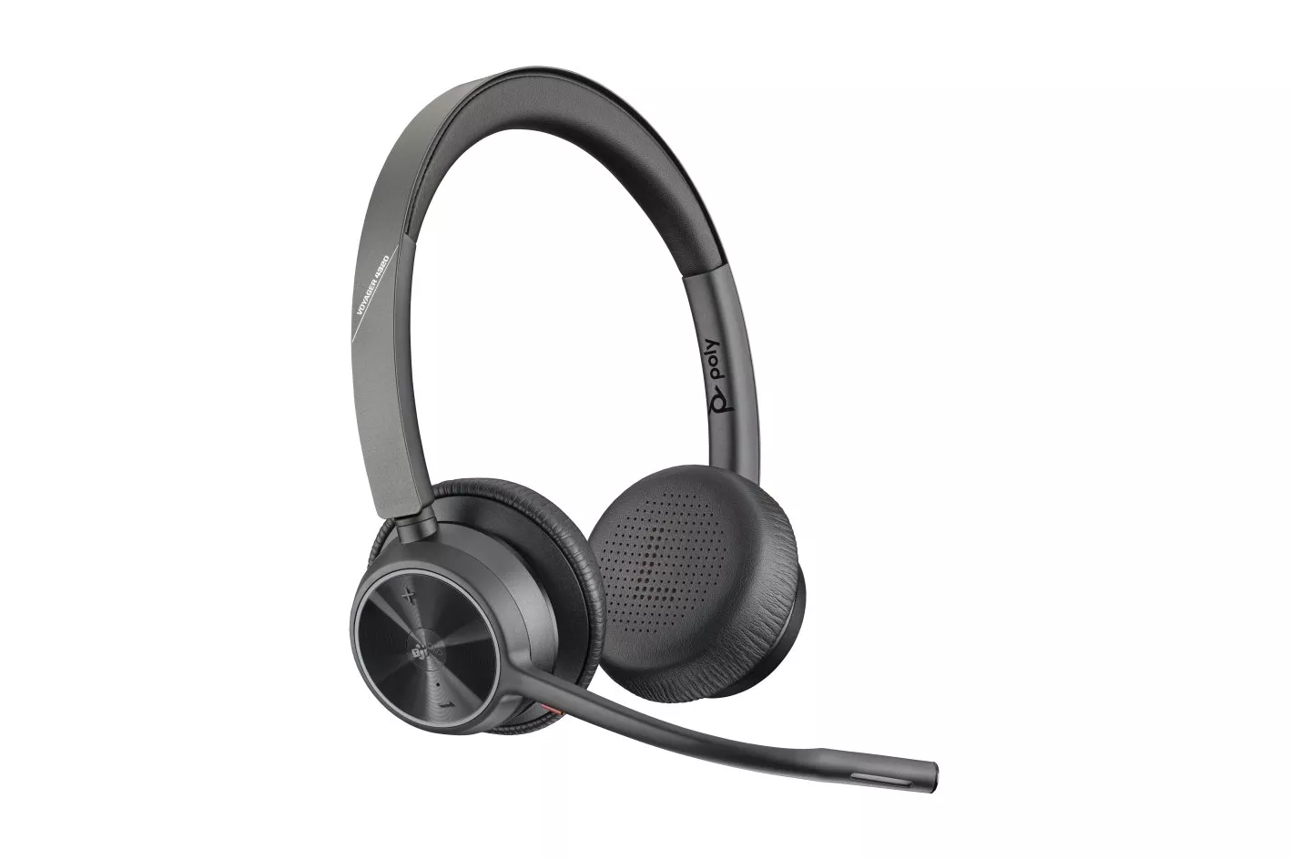Poly Voyager 4320 Auriculares Inalámbricos USB-A Certificado Microsoft Teams +Dongle Bluetooth BT700