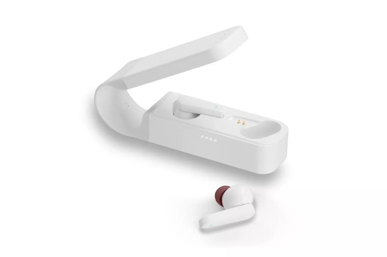 Auriculares Hama Spirit Pocket inalámbricos True Wireless Bluetooth para llamadas y música blancos