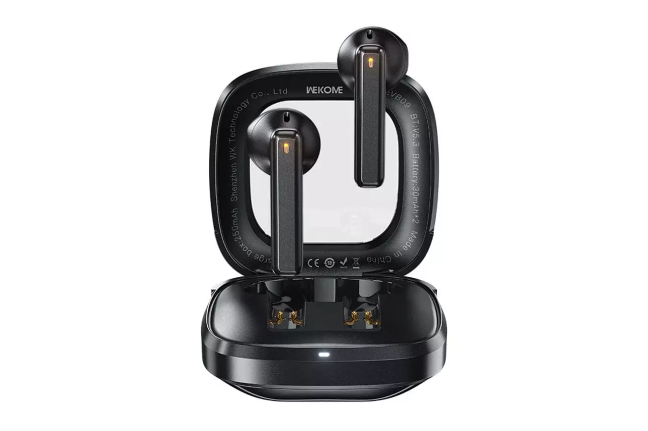 Auriculares Wekome WK-VB09 True Wireless Bluetooth 5.3 Circumaurales Negros