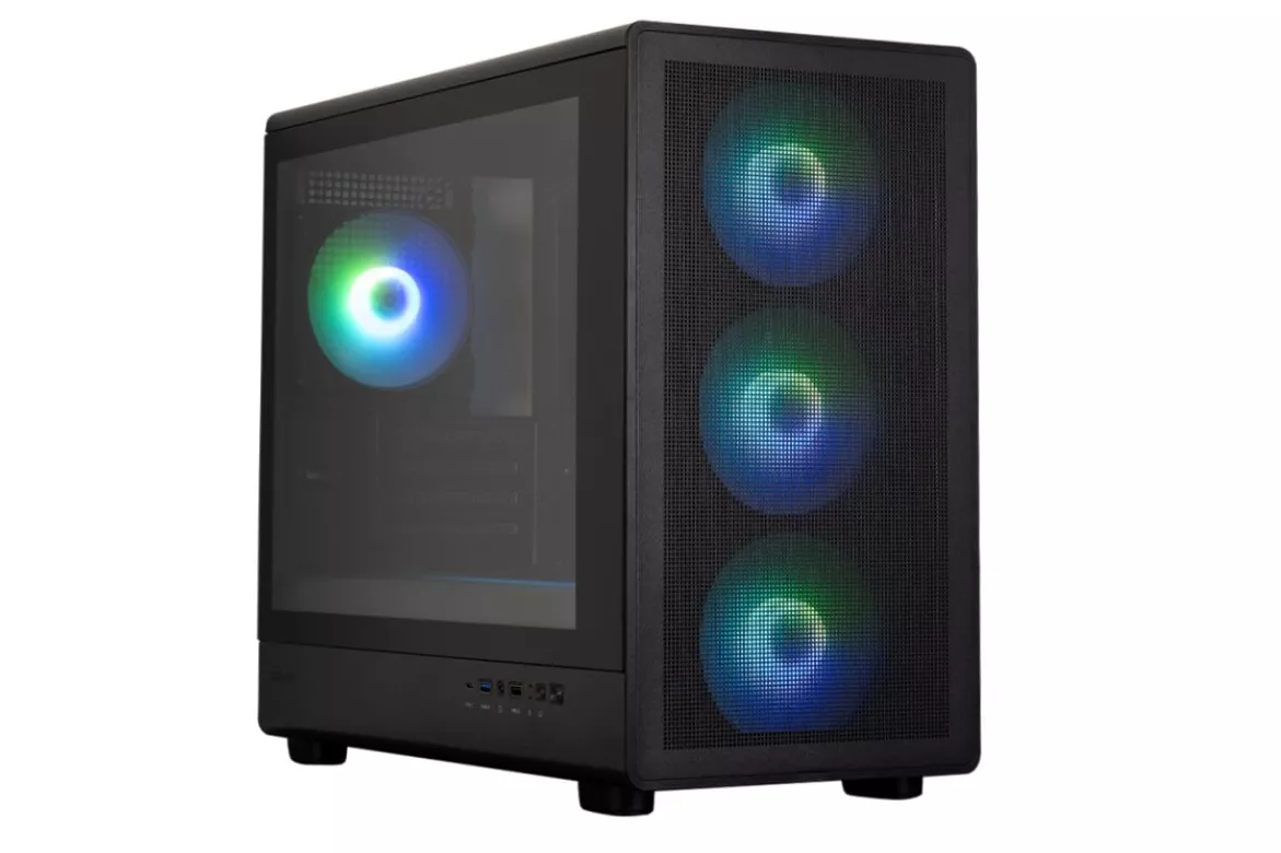 Caja Zalman M5 Matx 4xvent 120mm Argb 2xusb 3.0 Negro Sin Fuente