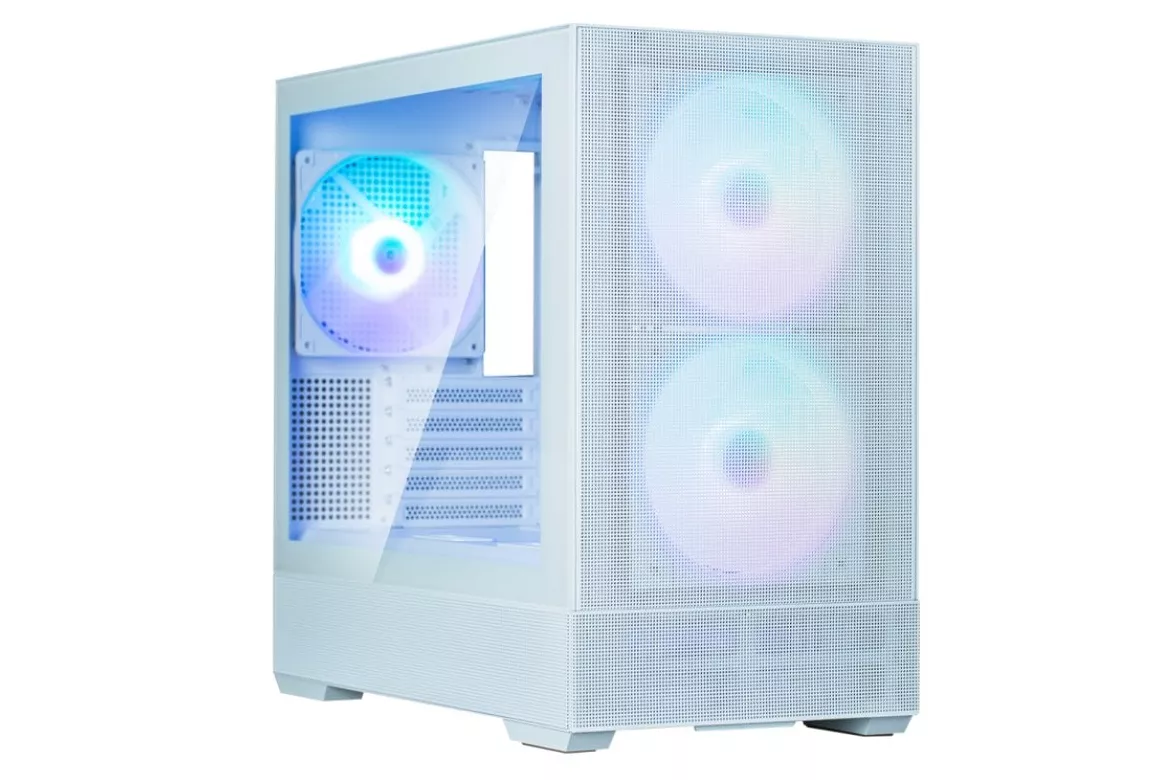 Caja Zalman P30 Air Matx 3xvent 120mm Argb 2xusb 3.0 Blanco Sin Fuente