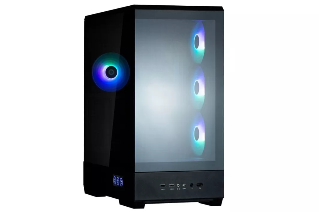 Caja Zalman P50 Ds Atx 4xvent 120mm Argb 2xusb 3.0 Negro Sin Fuente