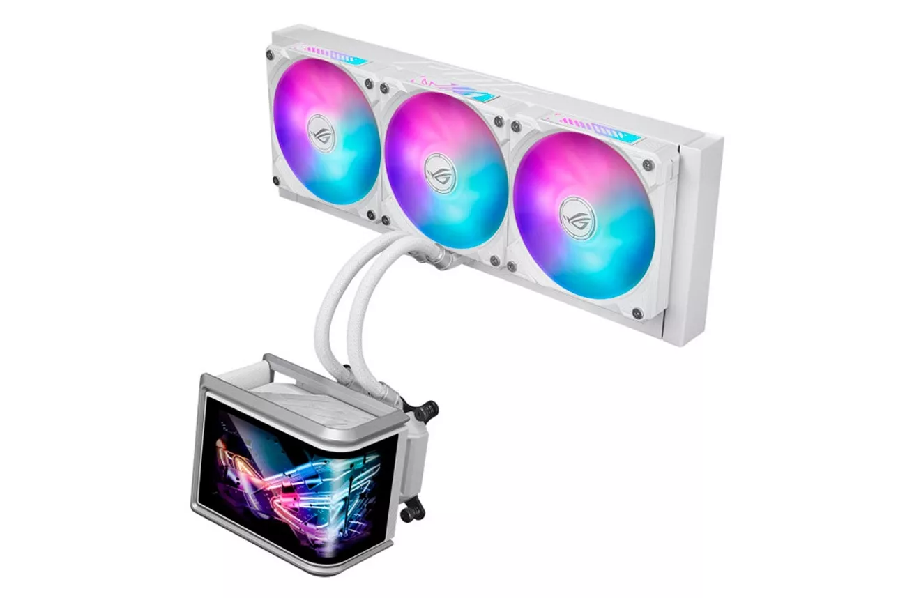Kit Refrigeración Líquida Asus ROG Ryuo IV SLC 360 ARGB LCD White Edition